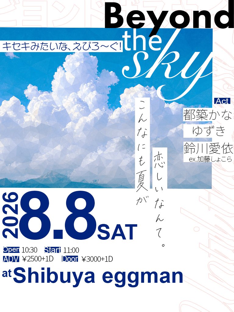 Beyond the sky フライヤー